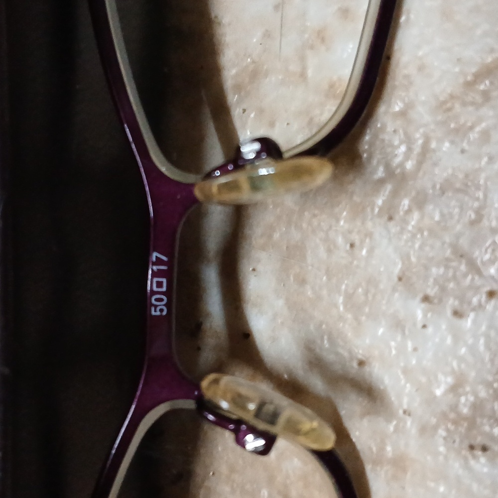 BCBGMAXAZRIA Eyeglasses Delfina AUB Purple 50-17-135 Frames Designer - Picture 3 of 4